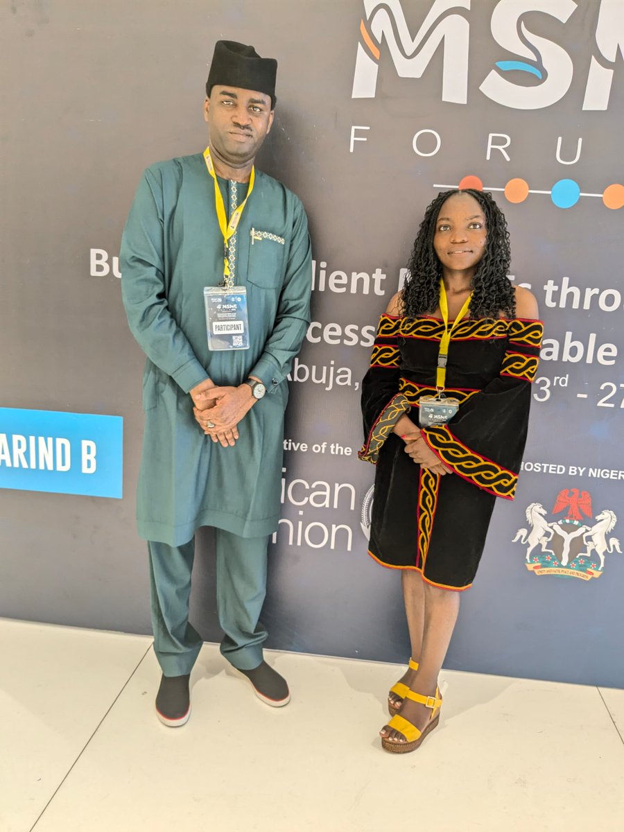 AfriYBC's tweet photo. We’re honored to take part in the ongoing African Union MSME Forum happening in Abuja, Nigeria, hosted by @AU_ETTIM.
AfYBC is highlighting youth-led innovation and engaging with leaders, entrepreneurs & changemakers from across Africa.
#AfYBC #AfCFTA #YouthInnovation https://t.co/ab5zAIAD0X