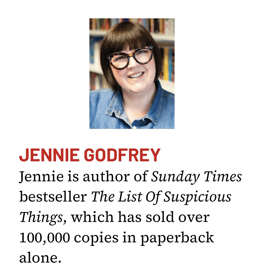 Jennie Godfrey (@jennieg_author) on Twitter photo Aspiring authors, how exciting is this?! I am thrilled to be a judge on this new competition launched today by <a href="/goodhousemag/">Good Housekeeping</a> with my uber-agent <a href="/Nelle_Andrew/">Nelle Andrew</a> Jane Bruton and <a href="/JoFinneyBooks/">Jo Finney</a> - get August’s copy of the magazine to find out more! #booktwitter Aspiring authors, how exciting is this?! I am thrilled to be a judge on this new competition launched today by <a href="/goodhousemag/">Good Housekeeping</a> with my uber-agent <a href="/Nelle_Andrew/">Nelle Andrew</a> Jane Bruton and <a href="/JoFinneyBooks/">Jo Finney</a> - get August’s copy of the magazine to find out more! #booktwitter