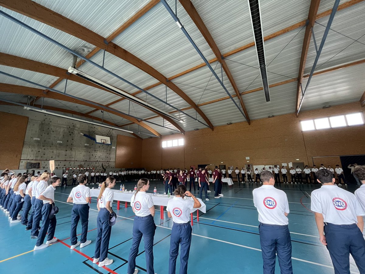 👏 Fin de 12 jours intenses de cohésion #SNU au lycée agricole du Montat.
Merci aux volontaires, à l’équipe encadrante , au #Sdjes et au lycée pour leur engagement.🇫🇷 
Faire vivre les valeurs de la République, c’est faire société. 🔵⚪🔴
#EngagementJeune #Citoyenneté