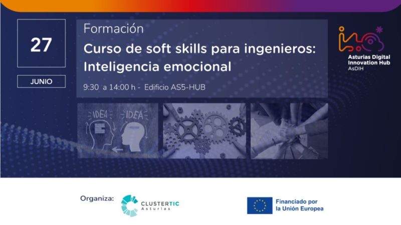 📢 Mañana, en el marco de – AsDIH,  te invitamos en el edificio AS5-HUB del Parque Tecnologico de Gijón, a asistir al Curso de Soft Skills "Inteligencia emocional y herramientas de negociación en la gestión el cambio”.

asdih.es/events/intelig…