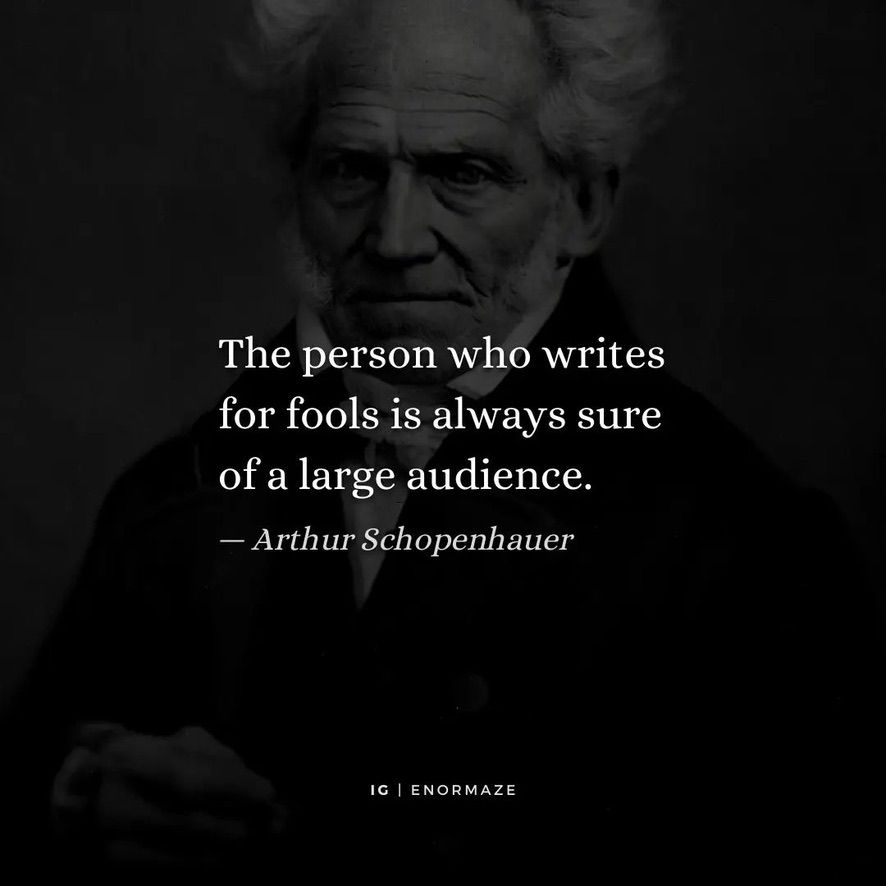 Arthur Schopenhauer (@schopenhauernow) on Twitter photo 