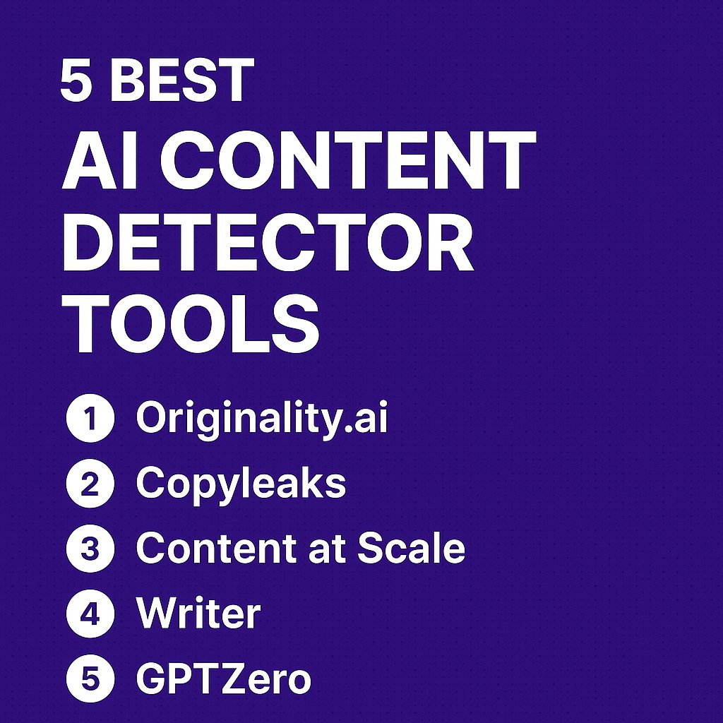Some of the Best AI Content Detector Tools