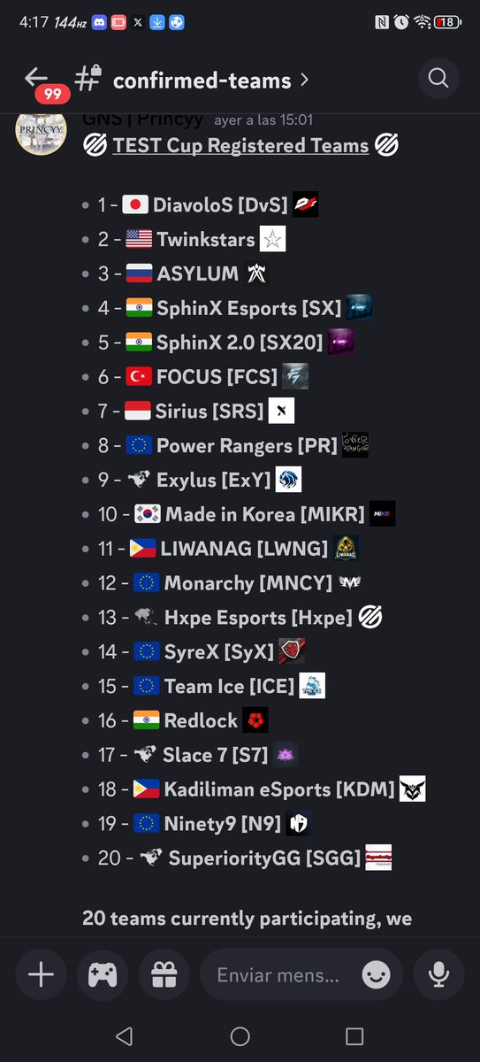 ValorMINTEL's tweet photo. 🚨 20 TEAMS REGISTERED IN 100$ #ValorantMobile TOURNAMENT

◾️ @DvS_VALORANT_M featuring a BIG japanese org
◾️ The prize will double if more orgs signup
◾️ Would @RGN_GG participate? https://t.co/XSf4zB3RDH