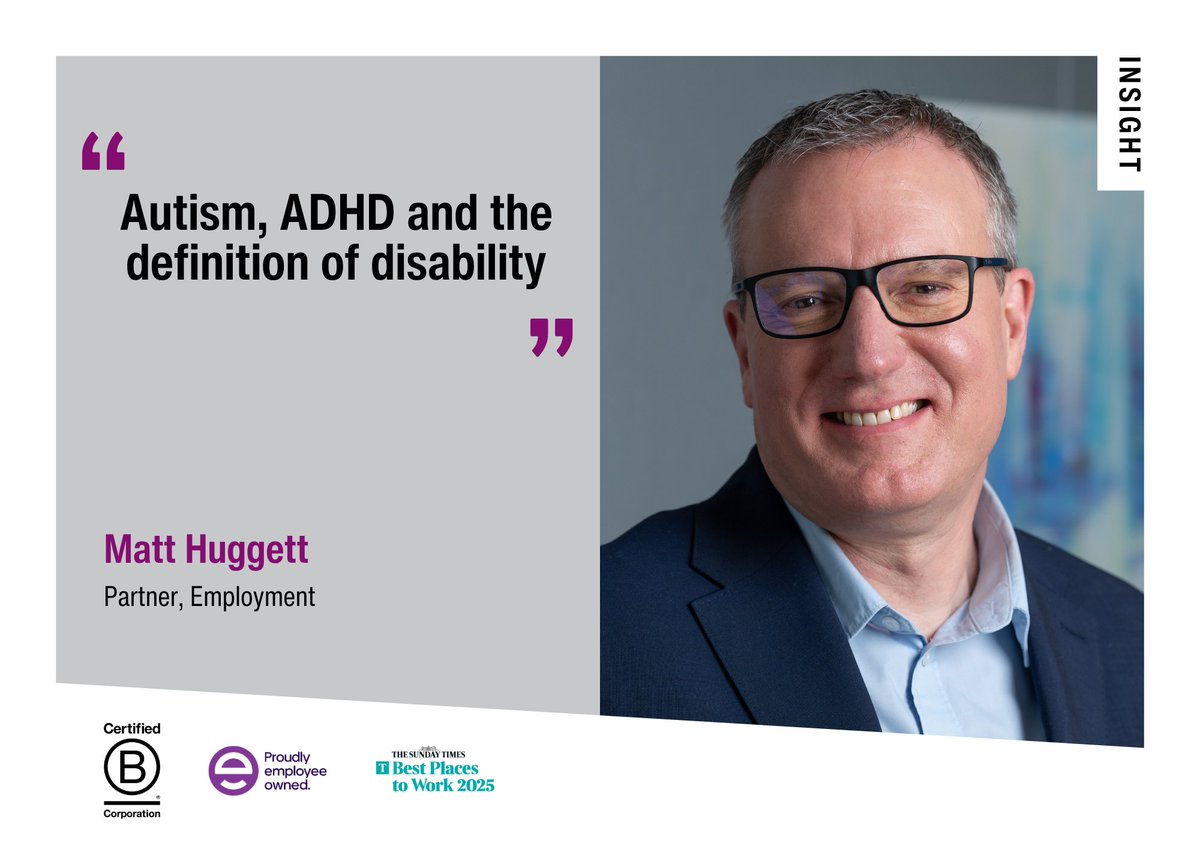 Recent data show a dramatic rise in ADHD recognition in the UK. Usurpingly, we are seeing this increase in recognition and diagnosis feeding through into employment.

Matt Huggett, partner in our Employment Law team, explores 👇

stephens-scown.co.uk/employment/aut…

#EmploymentLaw