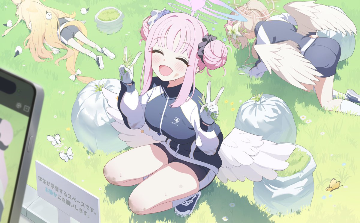 草取りパーティー
＃ブルアカ
