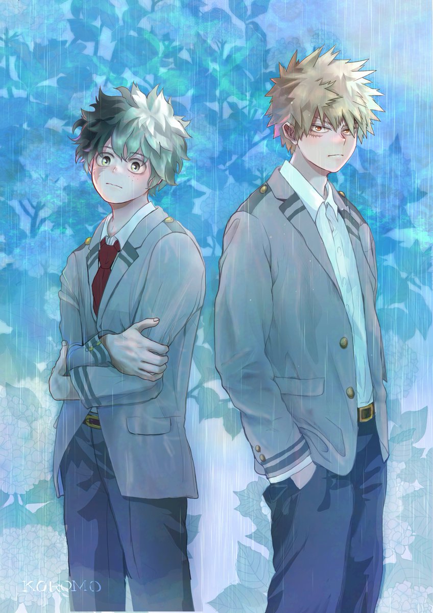 優しい雨。
＃爆豪勝己　#緑谷出久 
＃bkdk