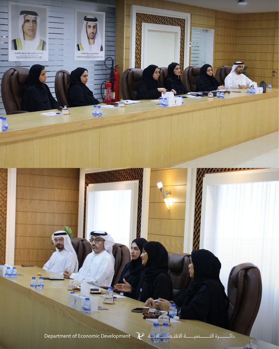 اقتصادية رأس الخيمة (@rakded_ae) on Twitter photo بحثت دائرة التنمية الاقتصادية في رأس الخيمة سبل التعاون المشترك مع كليات التقنية العليا بالإمارة، بهدف تعزيز التنسيق بين الجانبين في مجالات التدريب العملي، ودعم ريادة الأعمال، والبحث العلمي التطبيقي. بحثت دائرة التنمية الاقتصادية في رأس الخيمة سبل التعاون المشترك مع كليات التقنية العليا بالإمارة، بهدف تعزيز التنسيق بين الجانبين في مجالات التدريب العملي، ودعم ريادة الأعمال، والبحث العلمي التطبيقي.