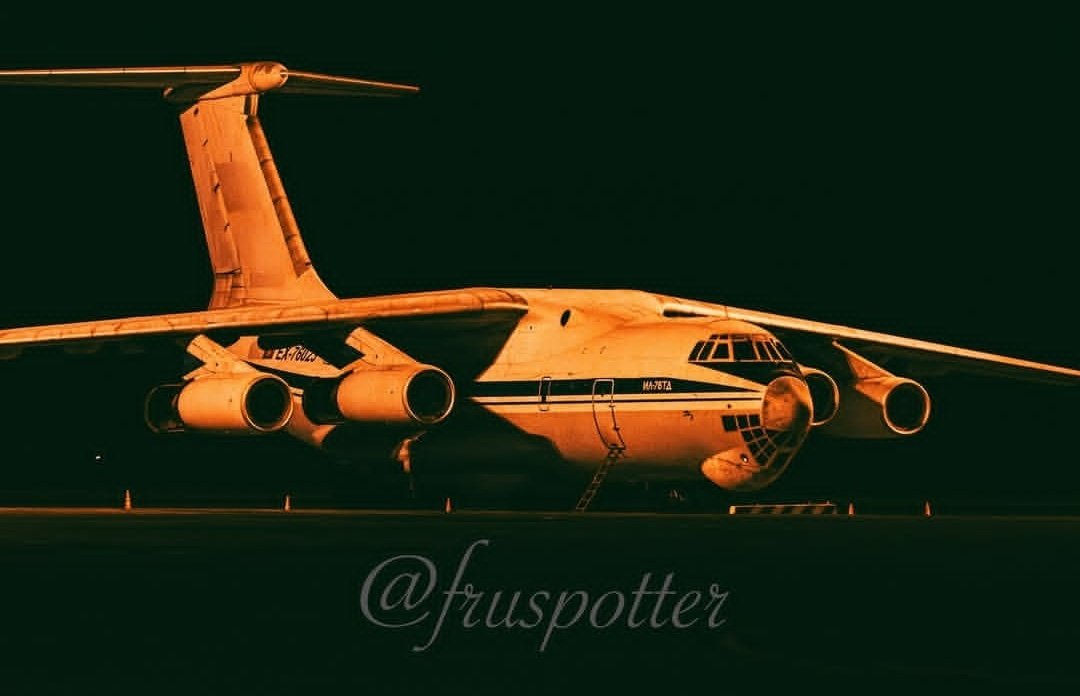 AfriMEOSINT's tweet photo. A New Way Cargo Airlines IL-76TD freighter (Reg. π°π¬ EX-76023 | Callsign: #NU9101) departed this morning from the #UAEAF π¦πͺ Al-Safeer Airbase in Abu Dhabi and is now approaching Bosaso Airport in Puntland, πΈπ΄. https://t.co/tV6bNFFDNz