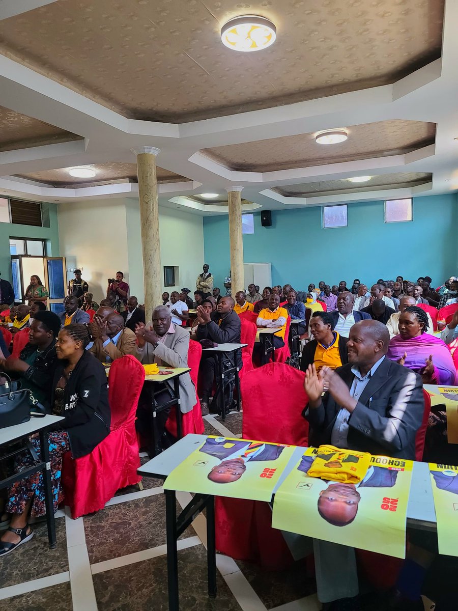 EMILY ACHOM (@achomemily) on Twitter photo . <a href="/EchoduOfficial/">Calvin Echodu</a>'s campaign is gaining momentum, with a warm reception from Hon. Mzee Philemon Mateke and delegates from Kisoro. They appreciate his dedication and willingness to travel long distances to engage with them.
#CalvinforEastern . <a href="/EchoduOfficial/">Calvin Echodu</a>'s campaign is gaining momentum, with a warm reception from Hon. Mzee Philemon Mateke and delegates from Kisoro. They appreciate his dedication and willingness to travel long distances to engage with them.
#CalvinforEastern