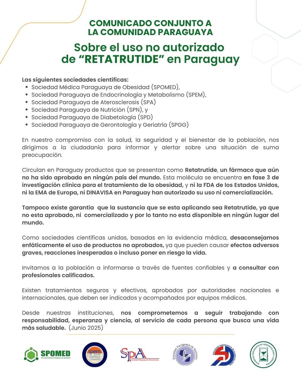 Sociedad Paraguaya De Diabetologia tweet media