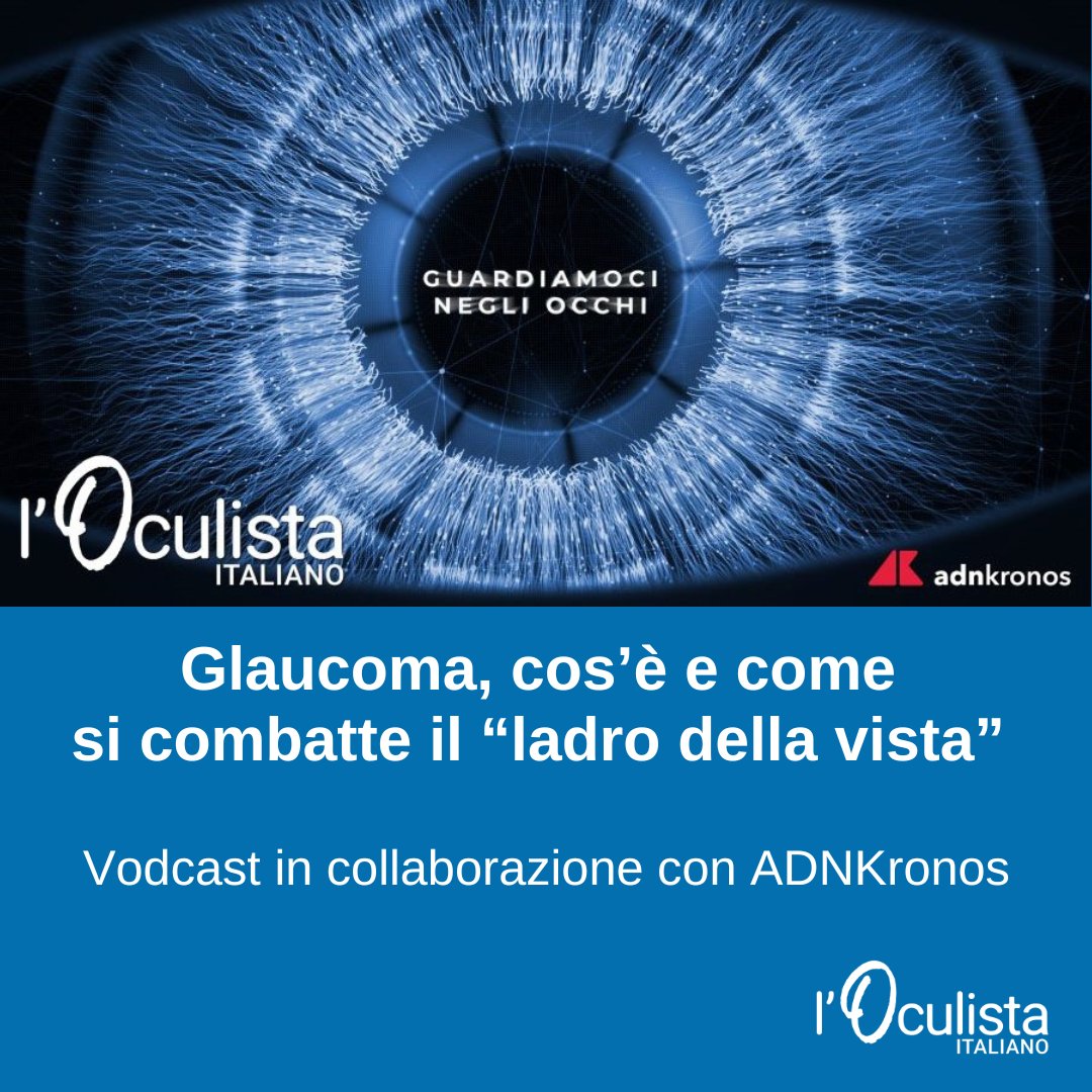 Glaucoma : il ladro della vista. Scopri di più col vodcast di "Guardiamoci negli occhi"  youtu.be/tgdVRerO3K4?si…