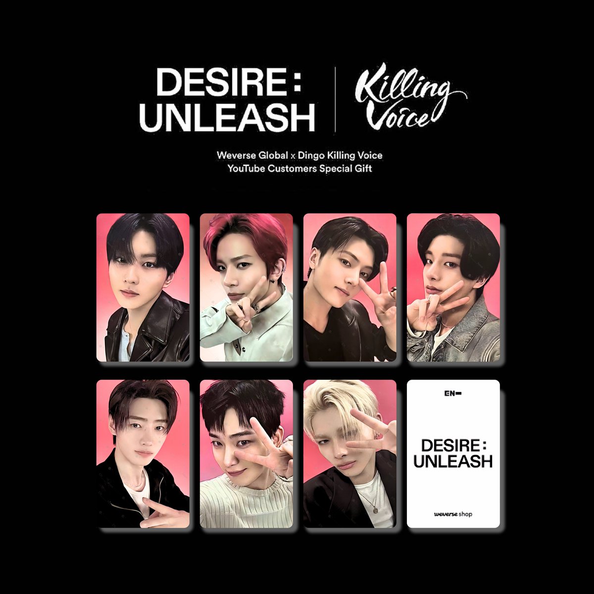 🍥⸝꙳ ENHYPEN 6th Mini Album DESIRE : UNLEASH Dingo Killing Voice