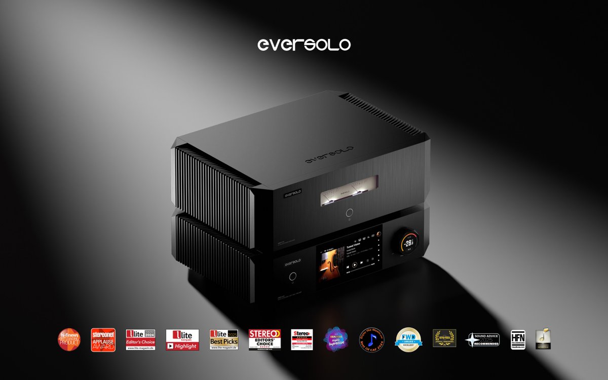 EversoloAudio's tweet photo. Eversolo DMP-A10
Masterpiece Flagship
Experience Heavenly Sound🎵🎶
#eversolo #dmpa10 #musicstreamer #hifi #audiophile #audio #dac https://t.co/mDCk351Wo7