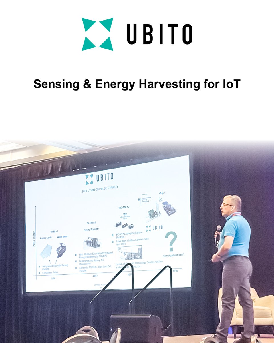 We're proud to share that Christian Fell recently took the stage at Sensors Converge to present on the “Rediscovery of the Wiegand Effect – Sensing &amp; Energy Harvesting for IoT.”

#UBITO #WiegandEffect #SensorsConverge #IoT #EnergyHarvesting #SensingSolutions #POSITAL #FRABA