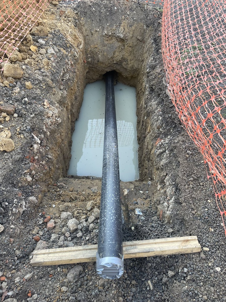 Our next phase of PV should be up and working this week. Very impressed by the directional drilling and installation <a href="/EastGreenEnergy/">East Green Energy</a> #suffolk #onionstore