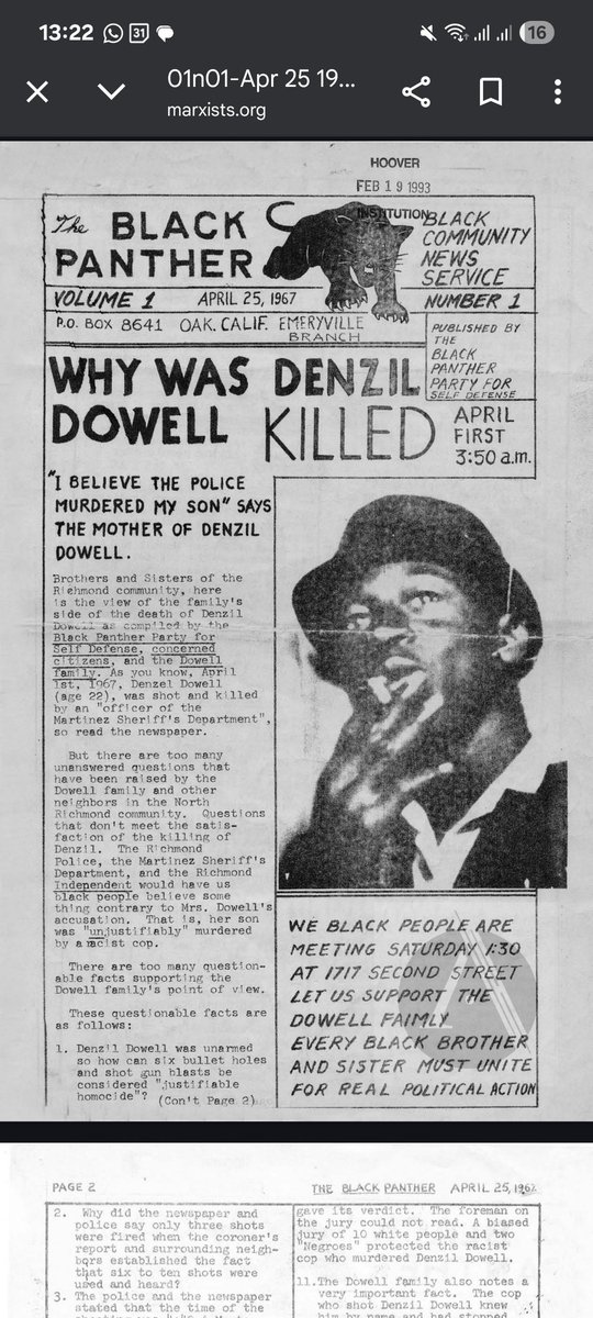 As part of movement building and raising our collective consciousness, I suggest we start our own publication, similar to the Black Panther Party. We need to document our own story.
