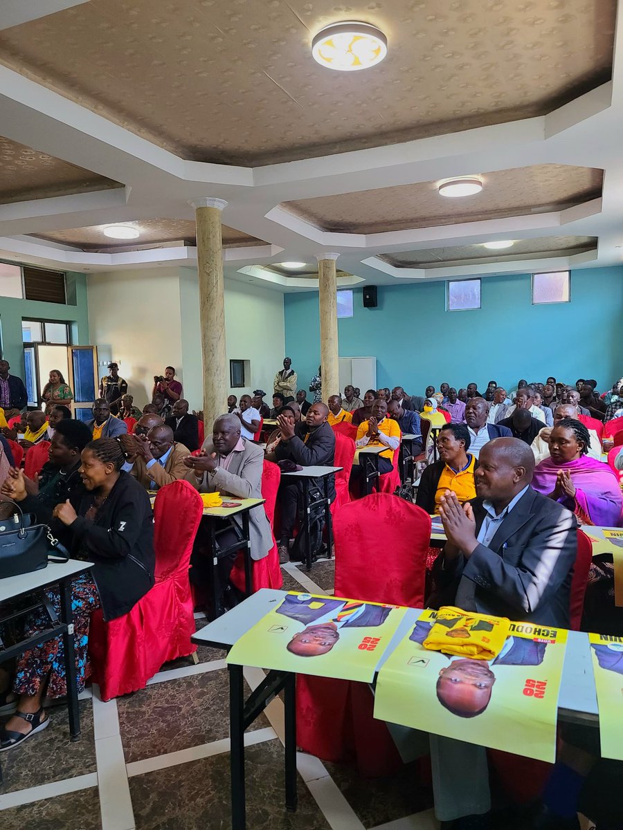 Nathan Nuwagira (@nathannuwagira2) on Twitter photo Today, Mr. <a href="/EchoduOfficial/">Calvin Echodu</a> received endorsements from key figures like Nambashima Alex, NRM Vice Chairman Kisoro district, and all the delegates.
#CalvinforEastern Today, Mr. <a href="/EchoduOfficial/">Calvin Echodu</a> received endorsements from key figures like Nambashima Alex, NRM Vice Chairman Kisoro district, and all the delegates.
#CalvinforEastern