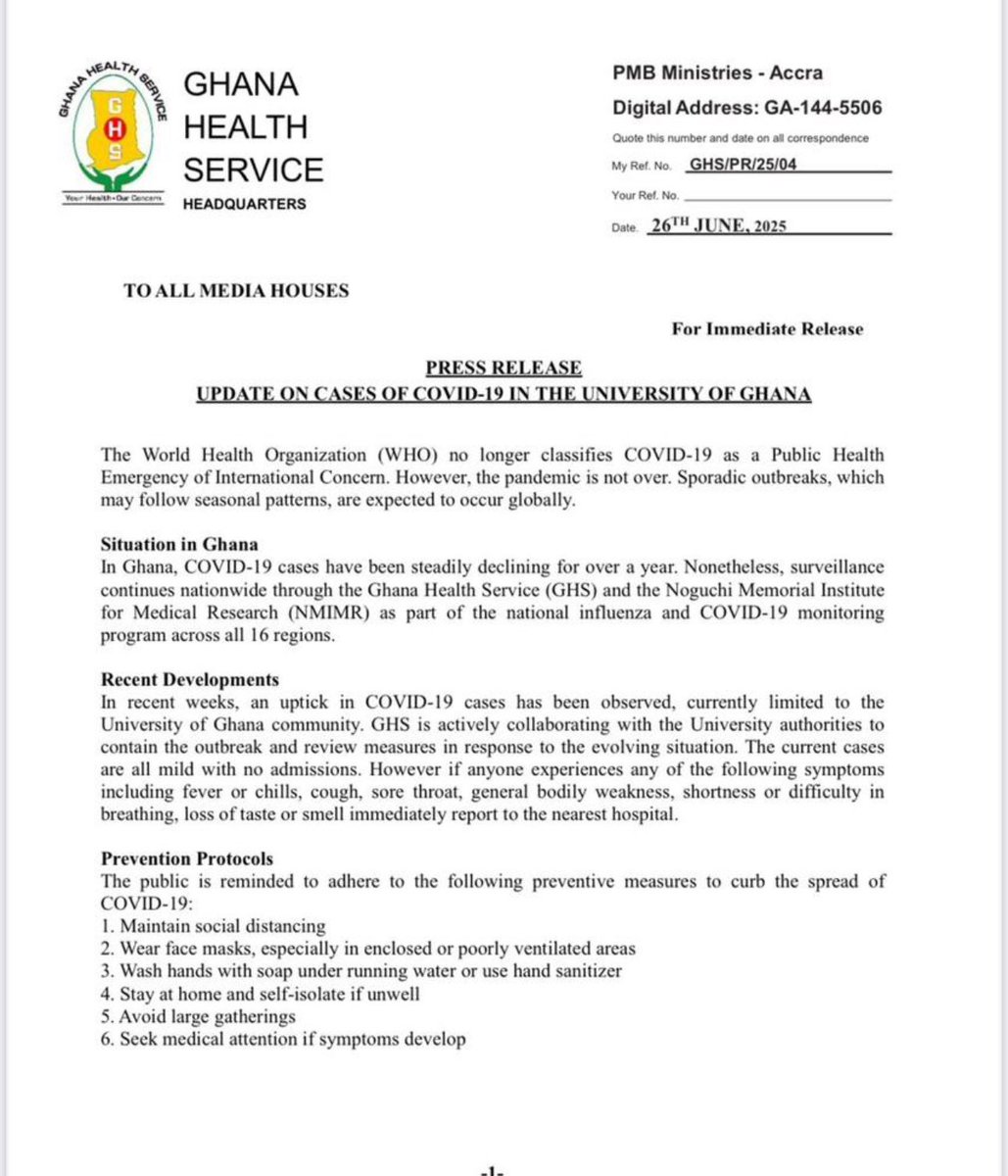 Disease Surveillance Dept_GHS tweet media