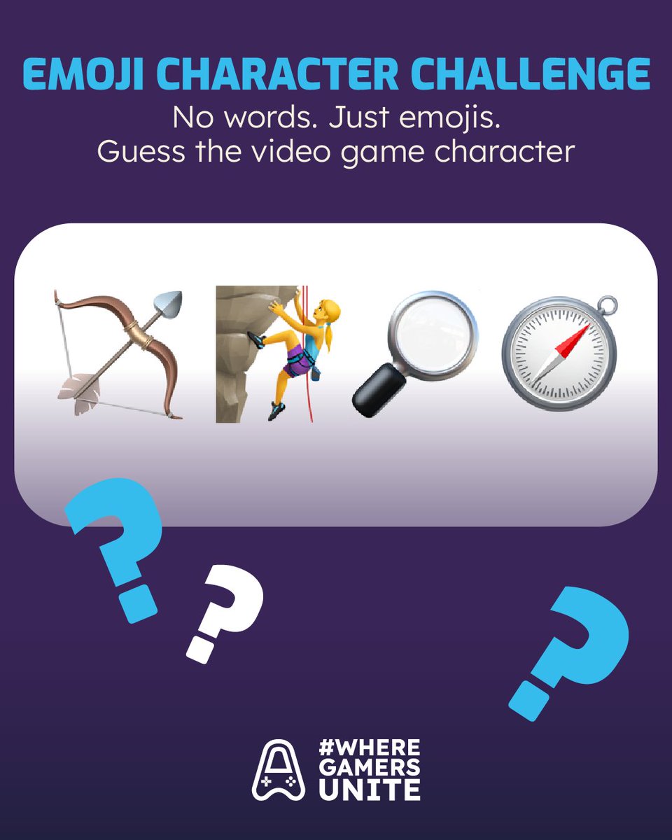 Think you can guess the video game character from just 4 emojis? 🧠🎮

Drop your guess for this one in the comments 👇