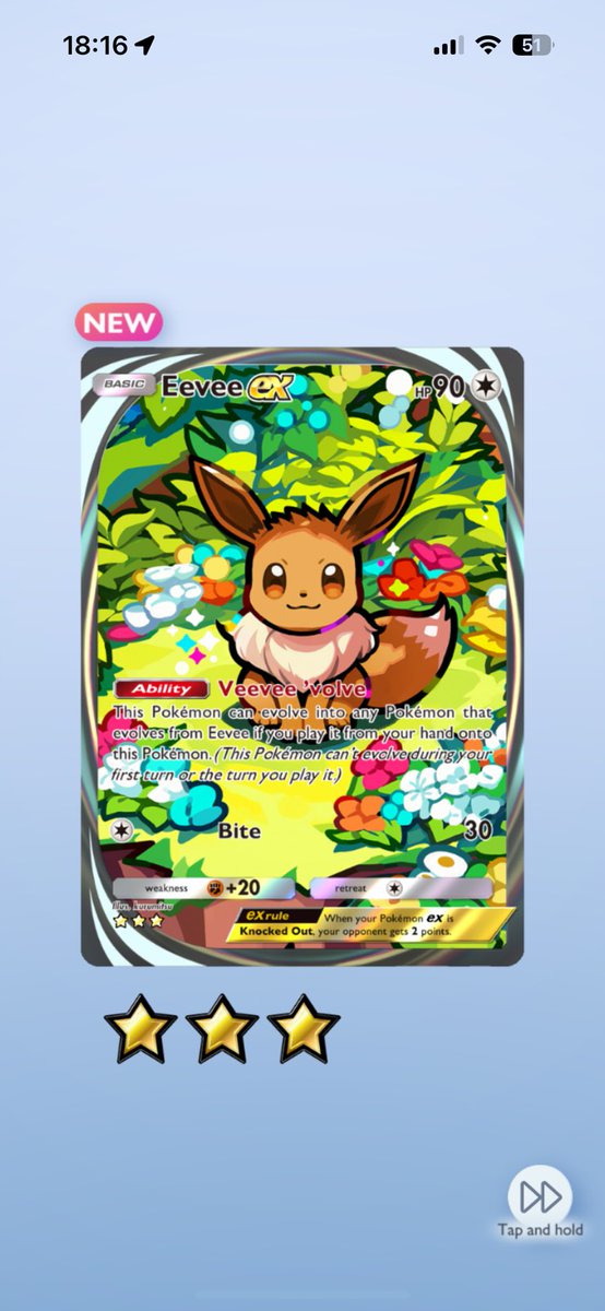 anthrussell83's tweet photo. This is the best art card I’ve seen in @PokemonTCGP thus far!
#eevee #Eeveelutions #eeveegrove #tcgpocket https://t.co/xKMlYxWKV2
