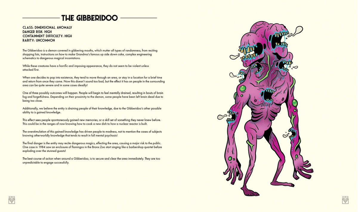 Artmonkeymg2's tweet image. Only 7 days left to back Vol 2 of my Paranormal Entity Containment & Control Field Guide. An illustrated compendium of supernatural creatures!
Missed vol 1? You can grab a copy with Vol 2! Limited stock!
kickstarter.com/projects/three…
#pecc2 #supernatural #horror