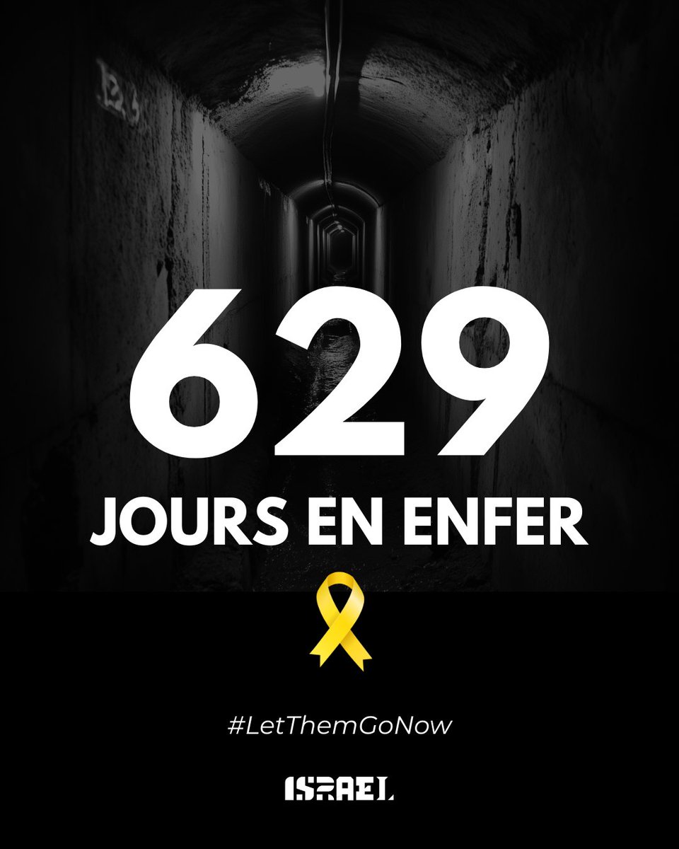 629 jours en captivité. 
Leur cauchemar continue, notre combat aussi🎗️