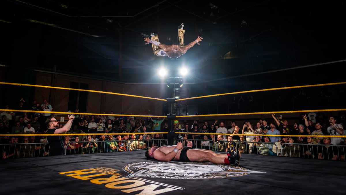 NORTH_NCL's tweet photo. If not only for the best photo British Wrestling has ever seen. Take a bow Mike. https://t.co/MakSOzmhSt