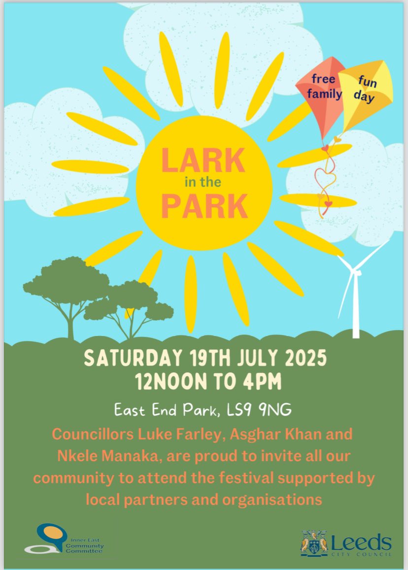 Leeds Community Champions (@commchamps) on Twitter photo π£π£Upcoming event
We will be attending this event to raise the awareness of the life span of vaccinations. A fun day packed with inflatables, performance shows, family activities, face painting and so much more. 
π
 Saturday 19th July
π 12pm - 4pm
πEast End Park LS9 9NG π£π£Upcoming event
We will be attending this event to raise the awareness of the life span of vaccinations. A fun day packed with inflatables, performance shows, family activities, face painting and so much more. 
π
 Saturday 19th July
π 12pm - 4pm
πEast End Park LS9 9NG