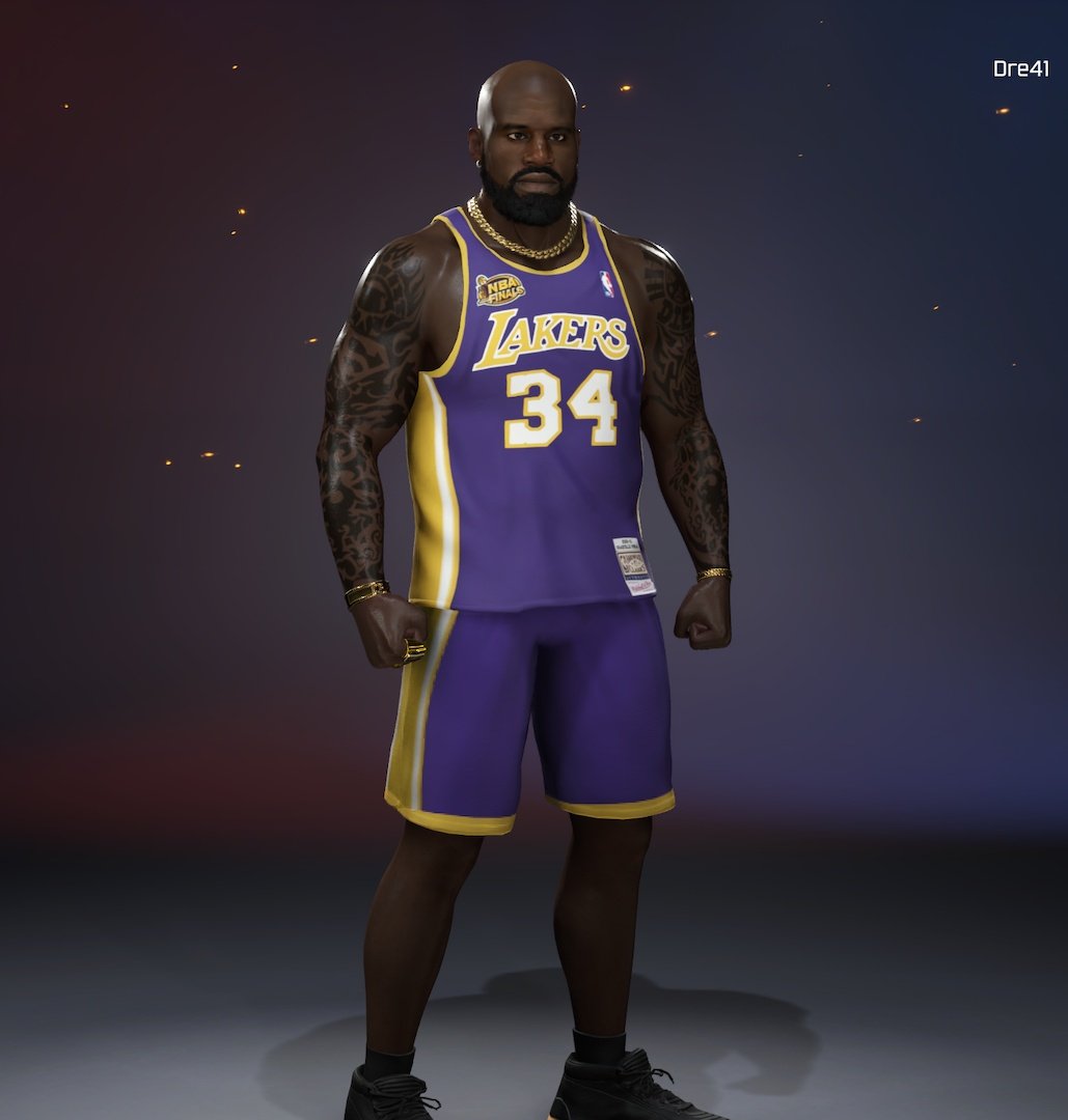 Dre41 (@dre41gaming) on Twitter photo Since we can't edit most of the new DLC characters I decided to make my own DLC free Shaq available for download now on PS5 and XBSX! #Dre41Creations #WWE2K25 Since we can't edit most of the new DLC characters I decided to make my own DLC free Shaq available for download now on PS5 and XBSX! #Dre41Creations #WWE2K25