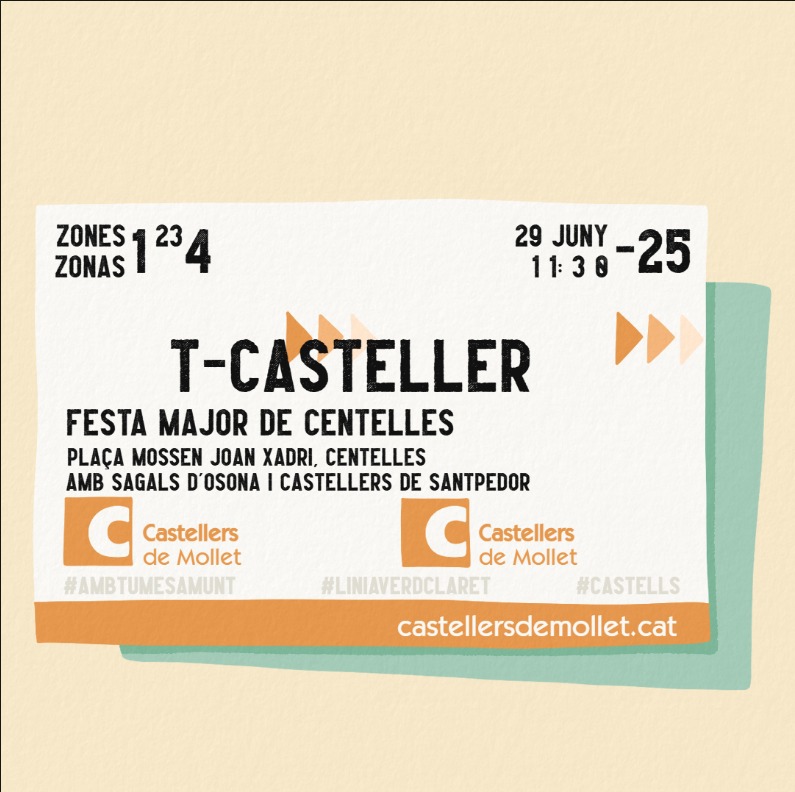 CastellerMollet's tweet photo. 💚 Diada a Centelles 💚

📆 Diumenge 29/06 | 11:30h
📍 Plaça Mossen Joan Xadri, Centelles
👥️ @SagalsdOsona @castsantpedor

#castells #LiniaVerdClaret
#ambtumesamunt #cdm https://t.co/Idm9tsIwli
