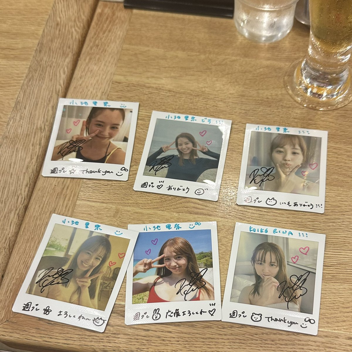 小池里奈　週刊大衆　抽プレ 直筆サイン入りチェキ ポラ　当選品 抽選プレゼント 2026年最新】Yahoo!オークション -小池里奈 チェキの中古品・新品・未