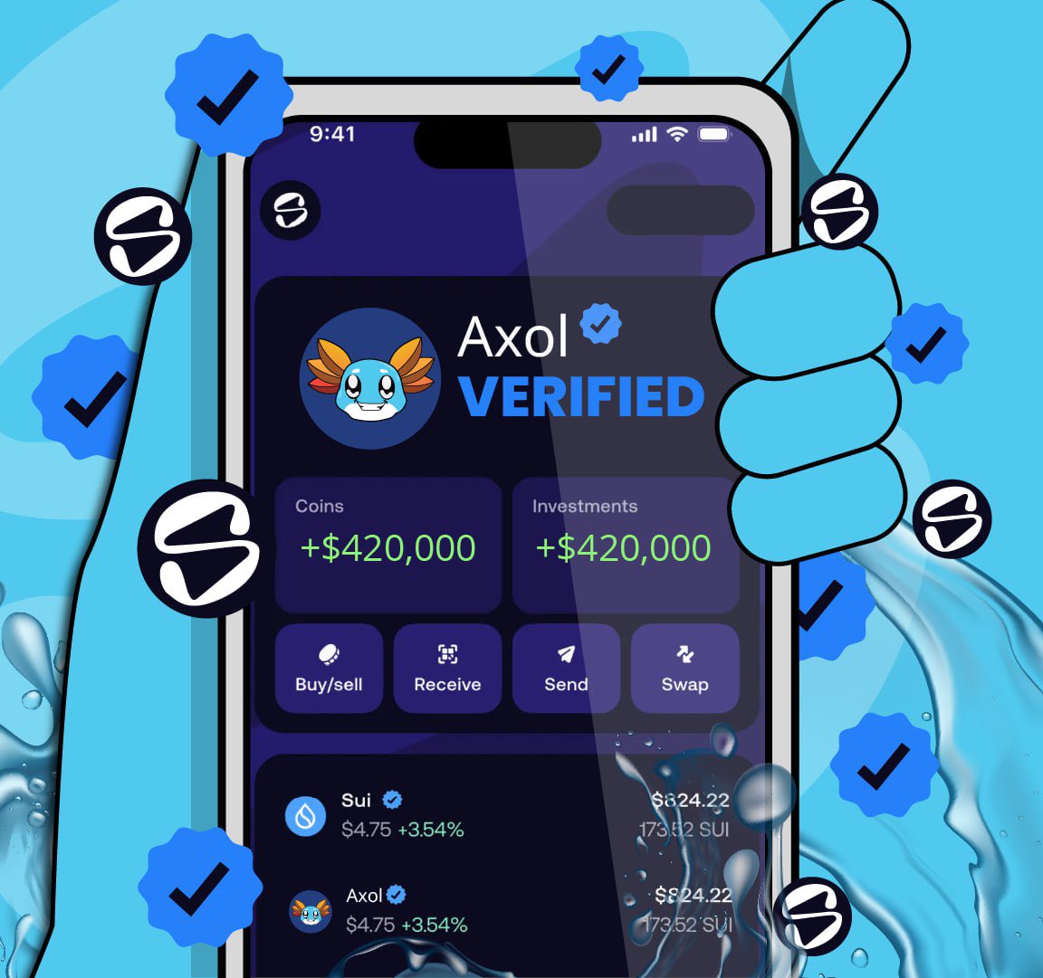 AXOLcoin | SUI Chain 🦎 tweet media