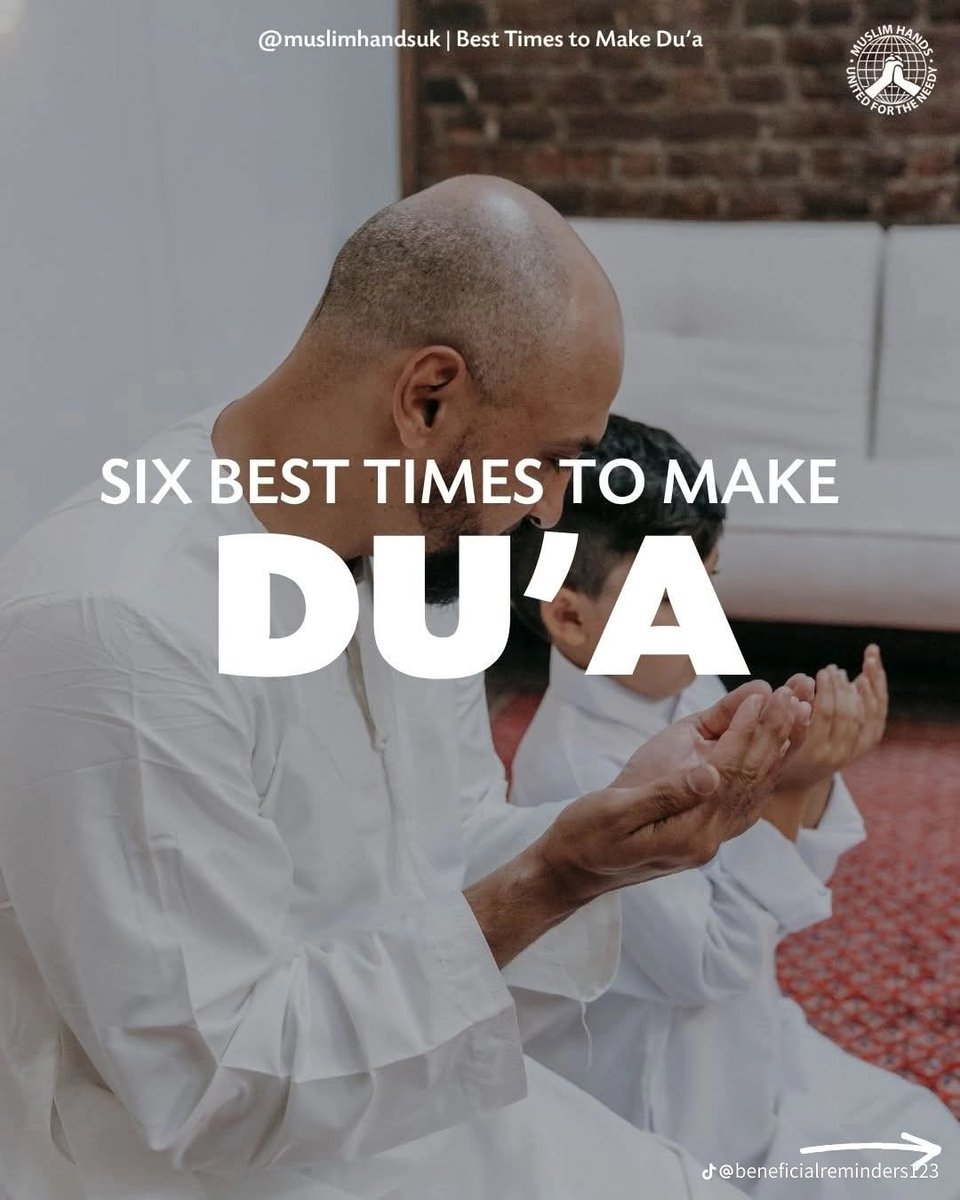 7signxx's tweet photo. Six Best Times to Make Du'a...

THREAD https://t.co/jDmucm9hU9