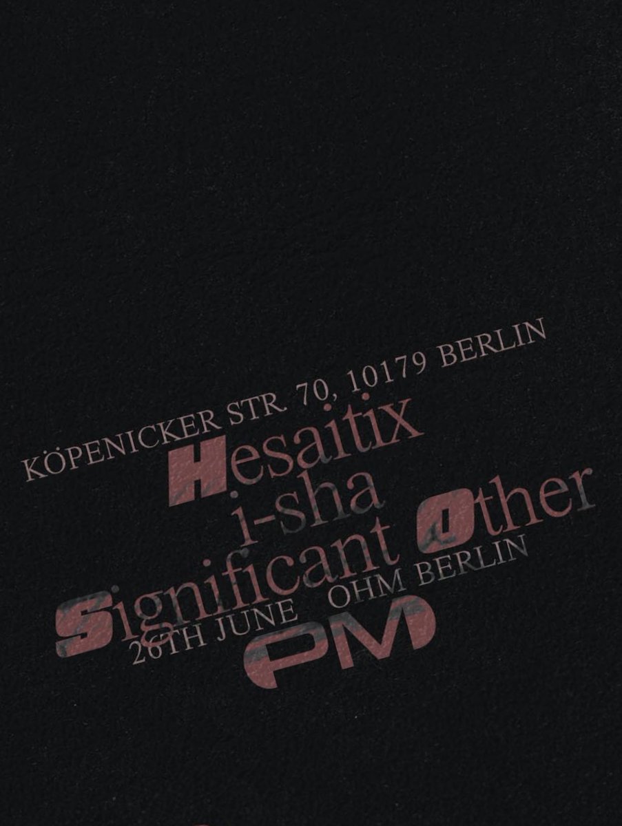pain management at OHM tonight. 

Joined by <a href="/hesaitix/">hesaitix</a> &amp; i-sha 

ra.co/events/2177409