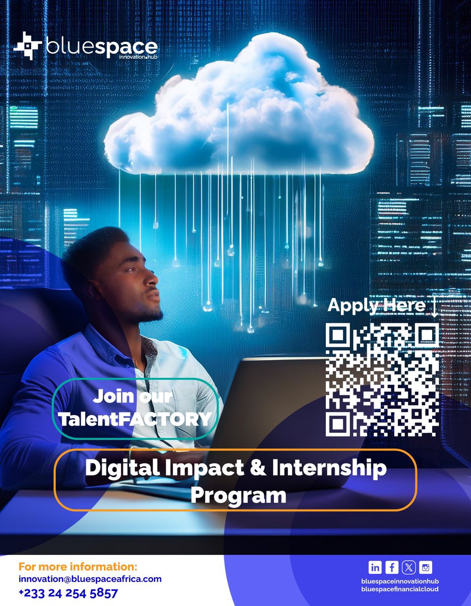 BlueSPACE_hubs's tweet image. Join our 8-week Digital Impact &amp;amp; Internship Program designed for high school students and freshman university students.

Gain experience in digital &amp;amp; soft skills, mentored by industry professionals.

Start: July 1st, 2025
Deadline: June 30th, 2025

Apply:
tinyurl.com/5n94vcsa