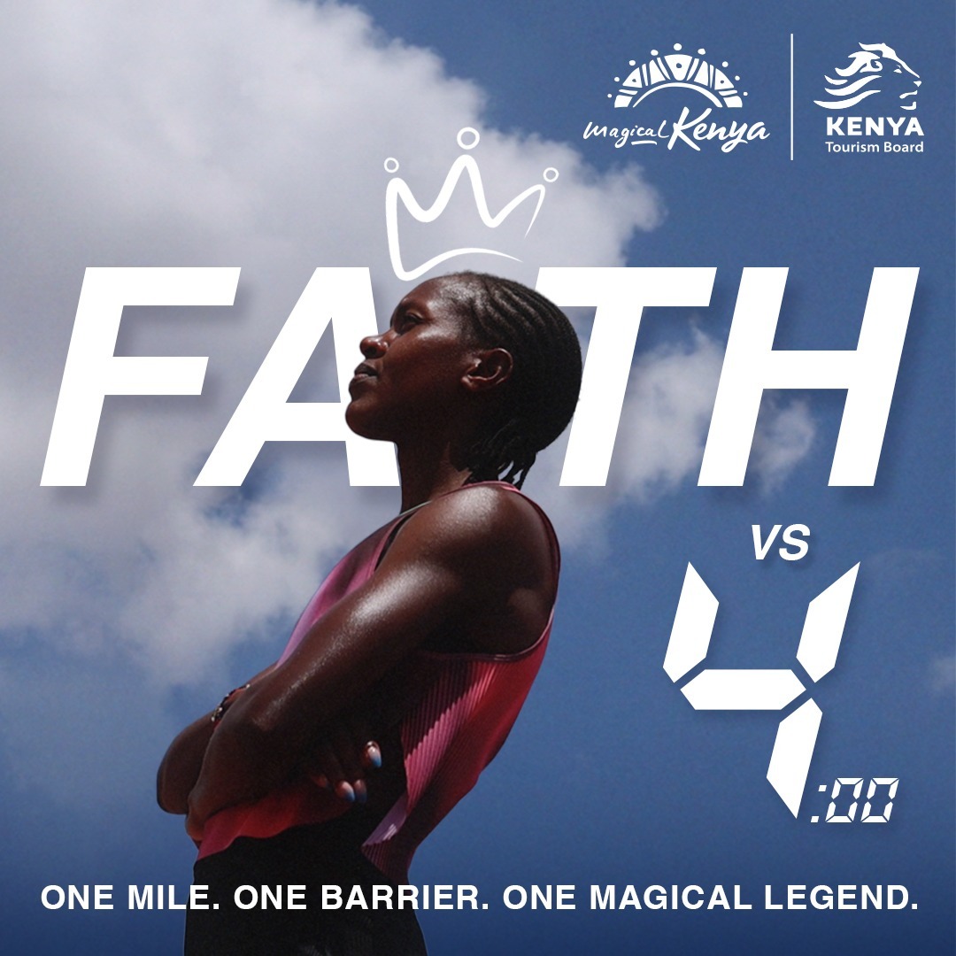 leina_antony's tweet photo. Tonight, Faith Kipyegon represents Kenya in the historic Sub-4 Minute Mile Challenge. More than a world champion, she symbolizes the nation’s strength, resilience, and excellence.
@magicalkenya 
#MagicalKenya #FaithKipyegon #ThisIsKenya #Breaking4 #KenyaAthletics https://t.co/BxsTIVayAG