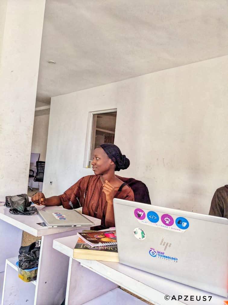 Today is not the International Day of the Girl Child, but today at  Deaf Technology Foundation, we want  to celebrate our amazing Deaf Girls in Tech 💻.
We recognize their resilience, creativity, and the revolutionary impact they are bound to make in the tech industry. At DTF, we