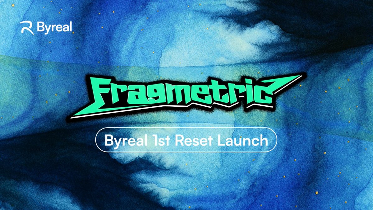 evyenv's tweet photo. Byreal just launched its first major product Reset Launch called @fragmetric Solana’s native liquid restaking protocol. https://t.co/5fBNCEaybH
