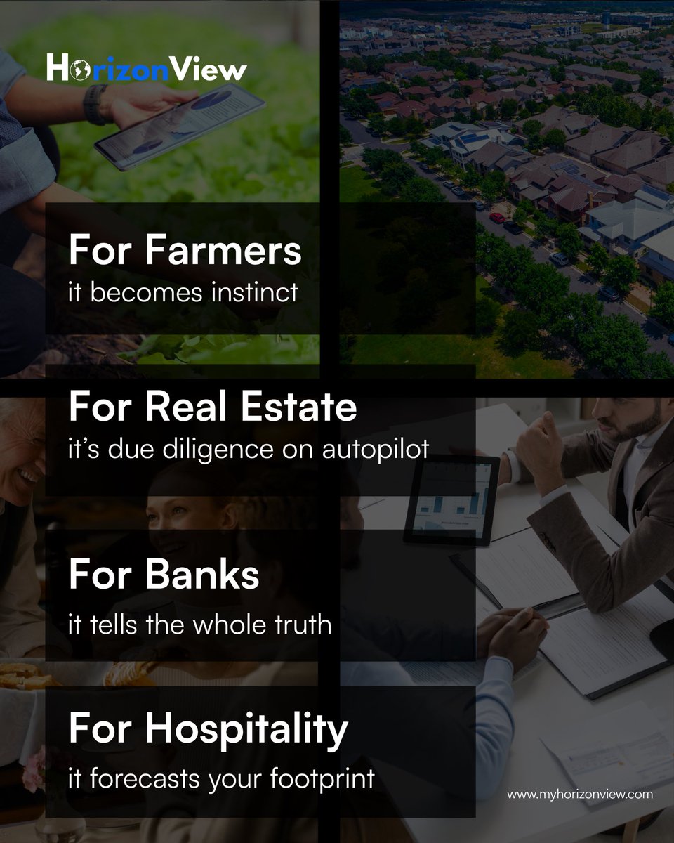 horizonviewai's tweet photo. “Land is the stage for every business—but without intelligence, it’s a gamble.

HorizonView makes it a strategy.” #goespatialAI #AI #landintelligence #HorizonView https://t.co/3HYTJVu9w7