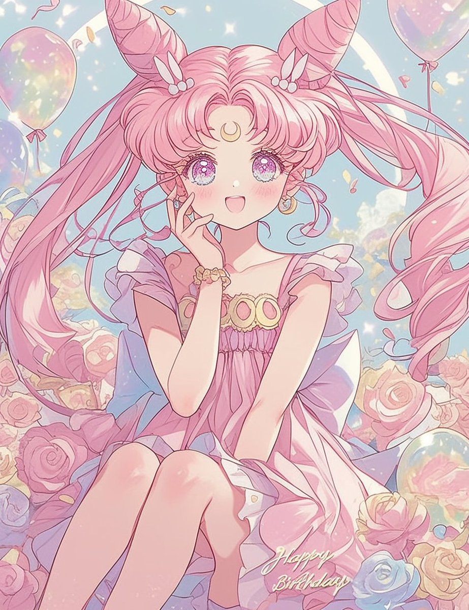 tama_AI554's tweet image. お誕生日おめでとう
#セーラーちびムーン生誕祭2025
