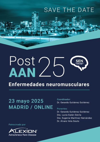 SenProyectos's tweet image. No te pierdas el resumen científico de todas las novedades sobre enfermedades neuromusculares presentadas en el congreso AAN 2025.
Estuvimos allí! 
escuelasen.es/postann2025/
Colabora @AlexionPharma