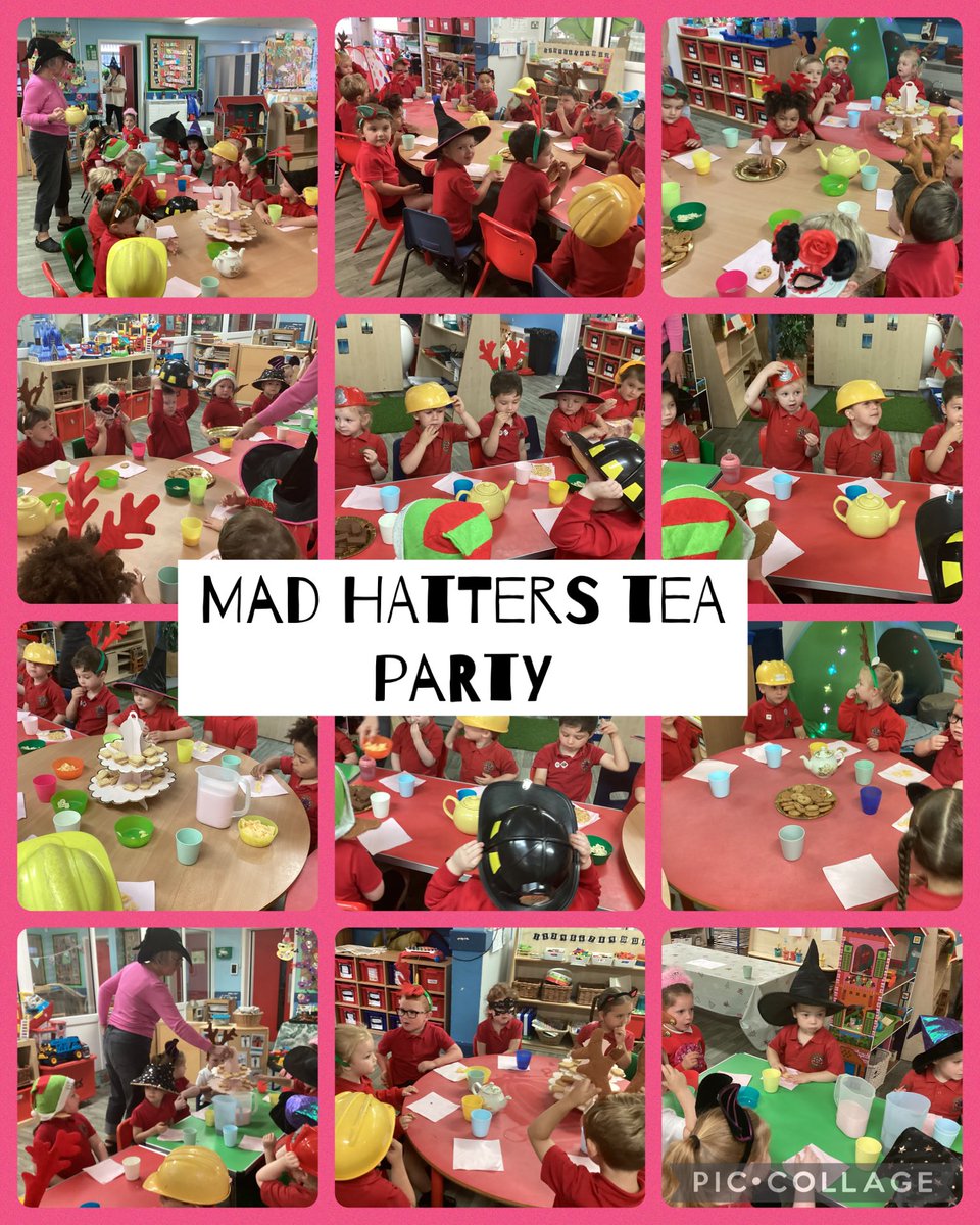 We have been celebrating Wonderland Day  and Lily”s birthday with a Mad Hatter’s Tea Party ! 
#EYFS