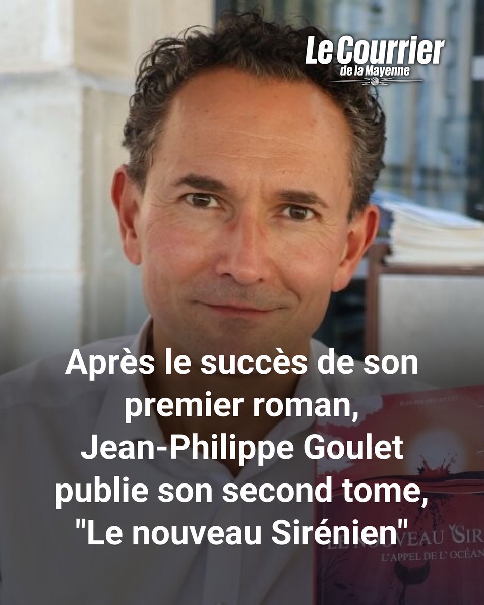 Jean-Philippe Goulet revient en Mayenne avec "Le nouveau Sirénien", son deuxième roman de science-fiction, en dédicace à Laval ce vendredi.
➡️ l.lecourrierdelamayenne.fr/zI