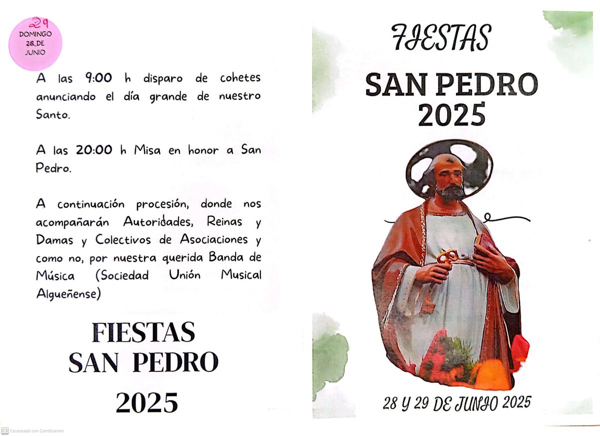 aytoalguenya's tweet image. 🎉 ¡Fiestas del barrio San Pedro!🎉
#Algueña #lAlguenya