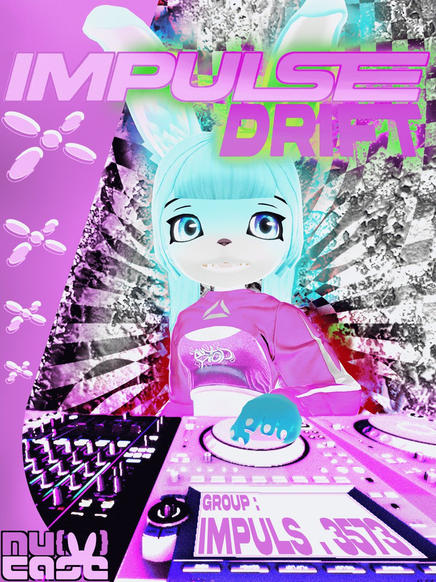 ImpulseVRC's tweet image. 🎧 Impulse Drift | June 26 @ 11AM EST
🔊 NullCase on deck with multigenre UKG
🏙️ Chill in a stunning VR venue till 2PM
👾 Tag your crew! #VRChat #ImpulseVRC
@ImpulseVRC
Poster by Haaylo