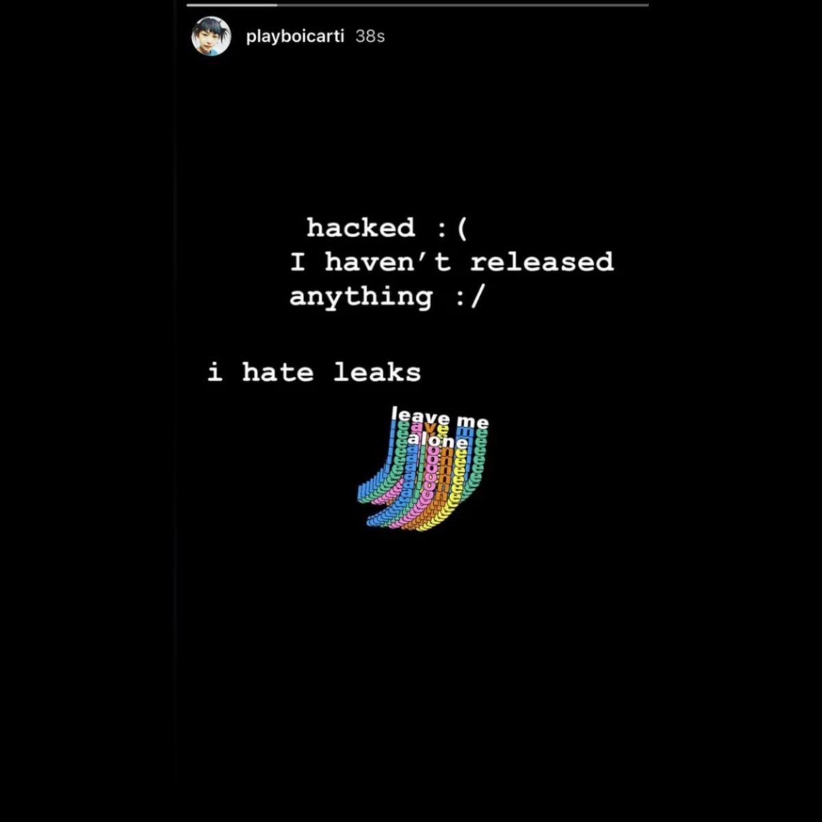 DBL0ARCHIVE's tweet image. 6 years ago today, 

“i hate leaks” - @playboicarti 

In the days leading to this a huge amount of WLR v1 songs would end up leaking which include

- Molly / Not Real
- Hellcat
- N3w N3on
- Vivienne Westwood / R.I.P Yams