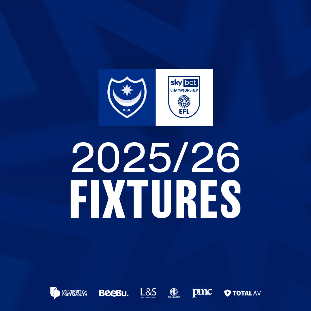 Pompey's tweet photo. 🔵 #Pompey's 2025/26 @SkyBetChamp schedule!

🗓️ All fixtures are subject to change.