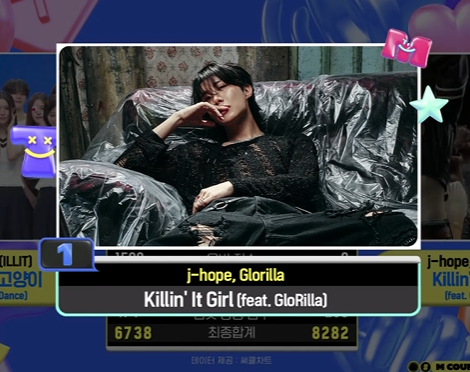 제이홉의 Killin' It Girl(feat.GloRilla)가 6/26 엠카운트다운에서 1위를 차지합니다! 축하합니다 ♡
1위 소식이 호비에게도 전해질 수 있도록, 아래 해시와 함께 크게 크게 축하해주세요!
#제이홉_KillinItGirl_엠카1위축하해
#jhope_KillinItGirl_MCD_1stWin