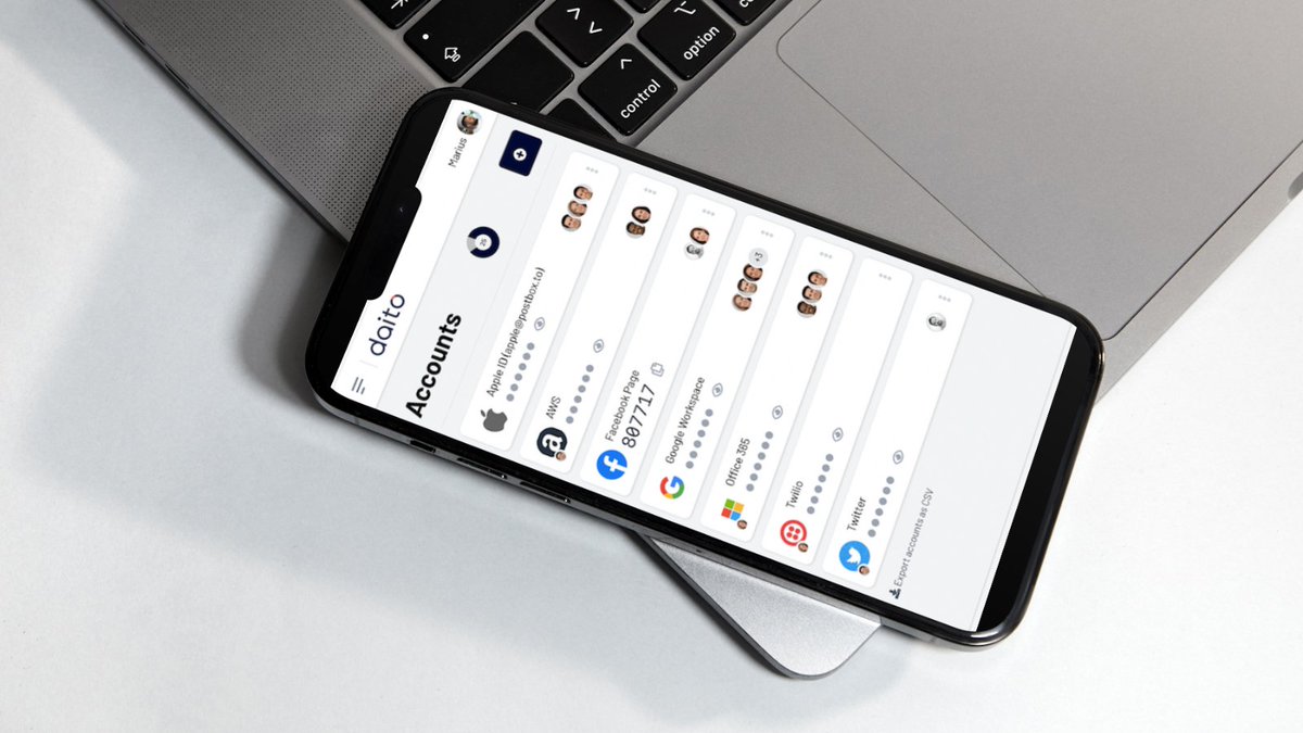 daitodotio's tweet photo. When it comes to team collaboration, how do you manage two-factor authentication (2FA) for shared accounts?

With Daito, you can securely share access without sharing passwords or passing around codes.

Try for free with your team 👋 https://t.co/pyAXNRdBDV