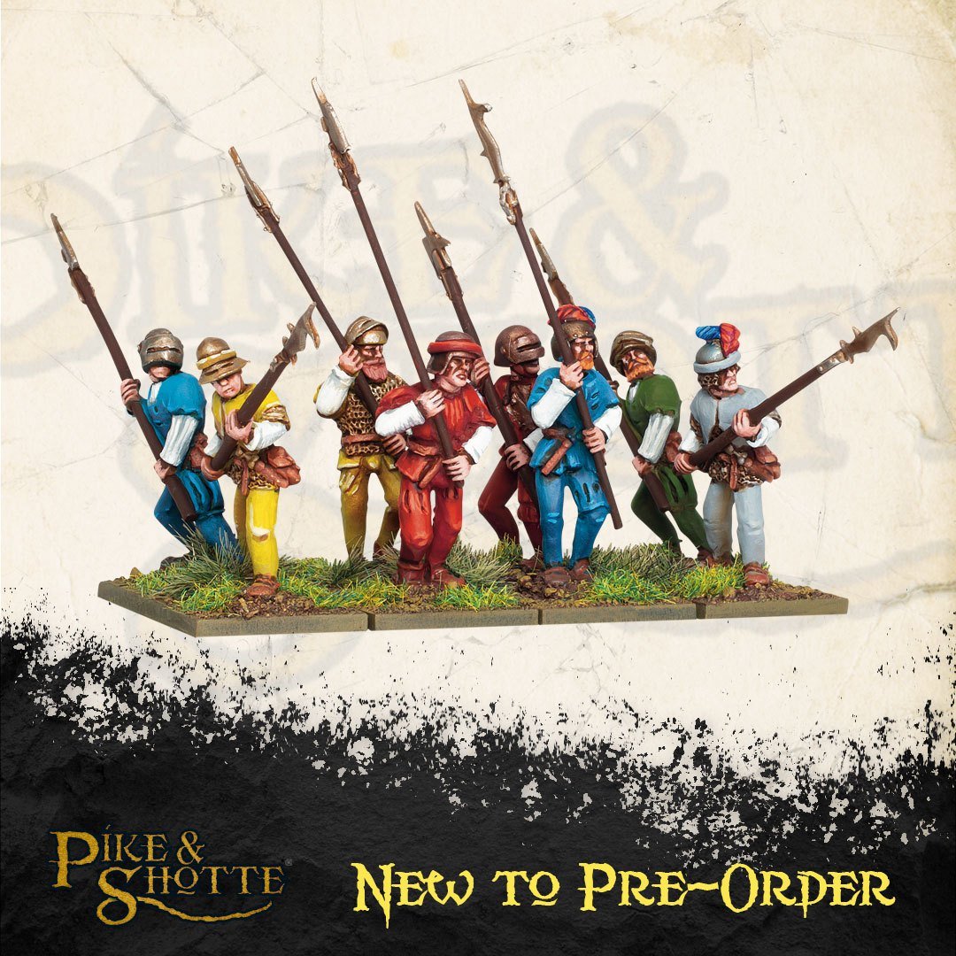 Nuevo suplemento y miniaturas para Pike&amp;Shotte de las Guerras de Italia.

Lanzamiento 11 de julio.

#warlordgames #blacpowder #pikeandshotte #tercios #EpicBattles #miniaturas #lanzamiento #novedades #juegos #games #boltaction #warlordgamesspain #wargames #miniatures #tercios